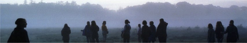 Guides on a dawn walk